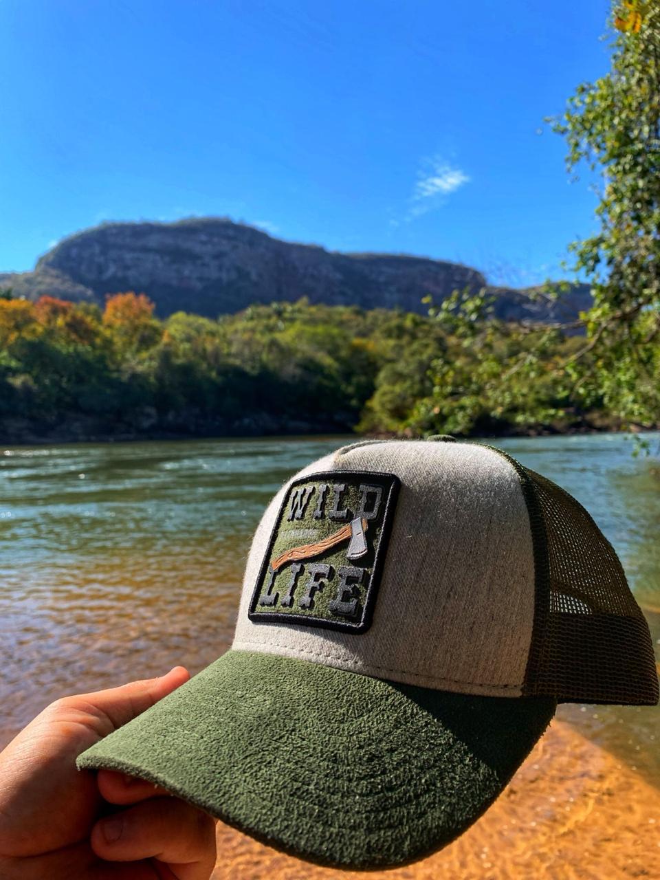 Boné Trucker Wild Life Expedição Rio & Montanhas